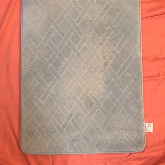 Mohawk Rug Powder Blue Mohawk Memory Foam Bath Rug 22”x 58” - Picture 2 of 10